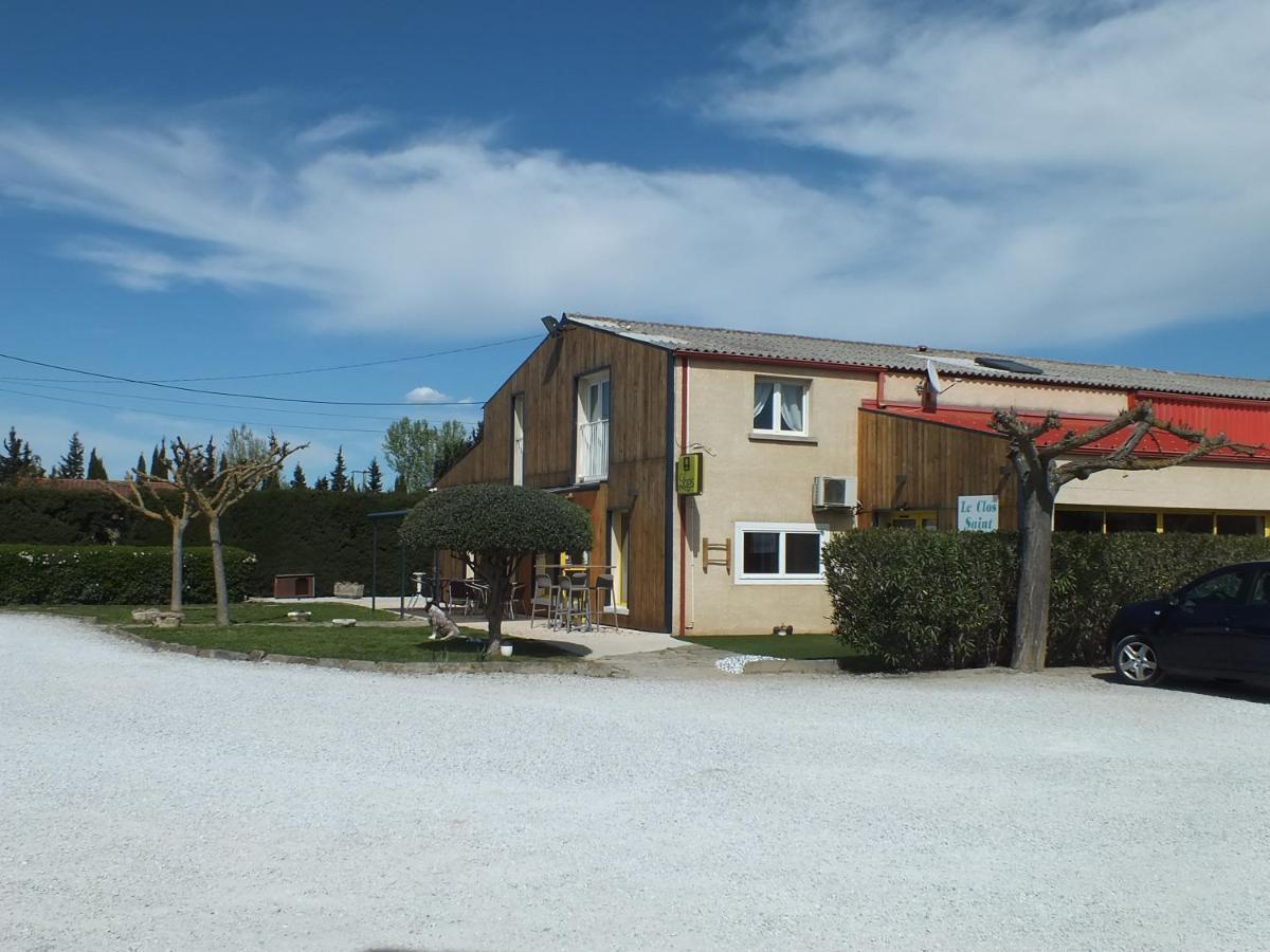 Logis Hotel Restaurant Le Clos Saint Loup Bram Exterior foto