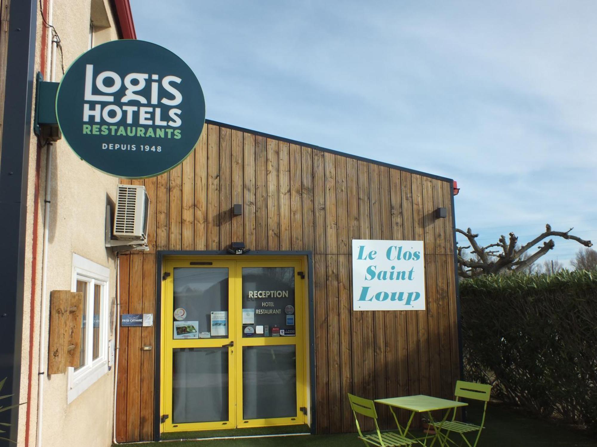 Logis Hotel Restaurant Le Clos Saint Loup Bram Exterior foto